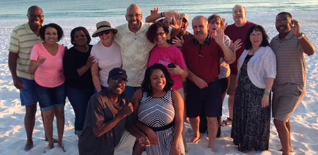 Group Photo on Beach